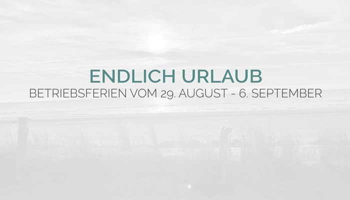 Endlich Urlaub!